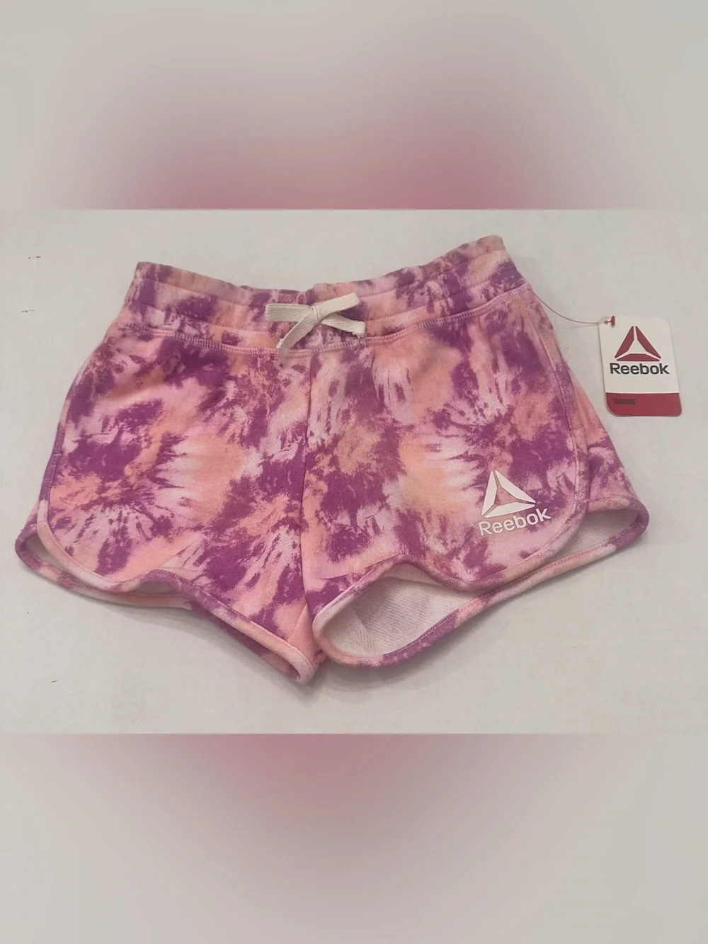 2 Pairs of Girls Reebok French Terry Shorts Size S-6/6x NWT's